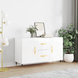 Dressoir Met Lade 100 X 36 X 60 Cm Bewerkt Hout