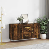 Dressoir Met Lade 100 X 36 X 60 Cm Bewerkt Hout