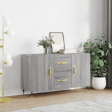 Dressoir Met Lade 100 X 36 X 60 Cm Bewerkt Hout