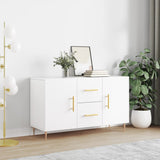 Dressoir Met Lade 100 X 36 X 60 Cm Bewerkt Hout