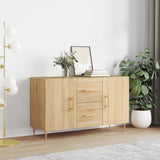 Dressoir Met Lade 100 X 36 X 60 Cm Bewerkt Hout