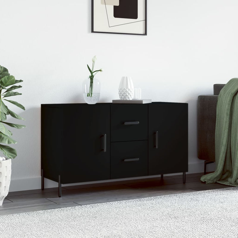 Dressoir Met Lade 100 X 36 X 60 Cm Bewerkt Hout