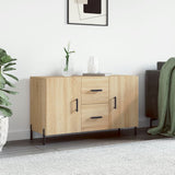 Dressoir Met Lade 100 X 36 X 60 Cm Bewerkt Hout