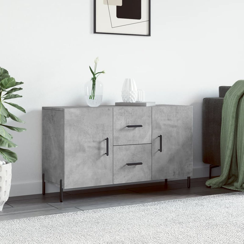 Dressoir Met Lade 100 X 36 X 60 Cm Bewerkt Hout