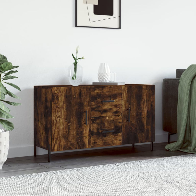Dressoir Met Lade 100 X 36 X 60 Cm Bewerkt Hout