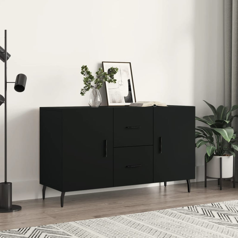Dressoir Met Lade 100 X 36 X 60 Cm Bewerkt Hout