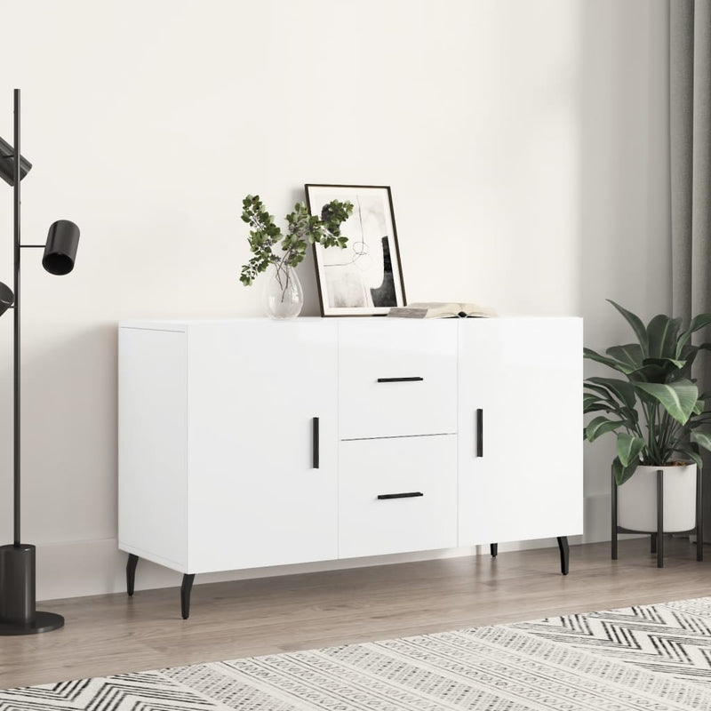 Dressoir Met Lade 100 X 36 X 60 Cm Bewerkt Hout