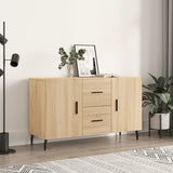 Dressoir Met Lade 100 X 36 X 60 Cm Bewerkt Hout