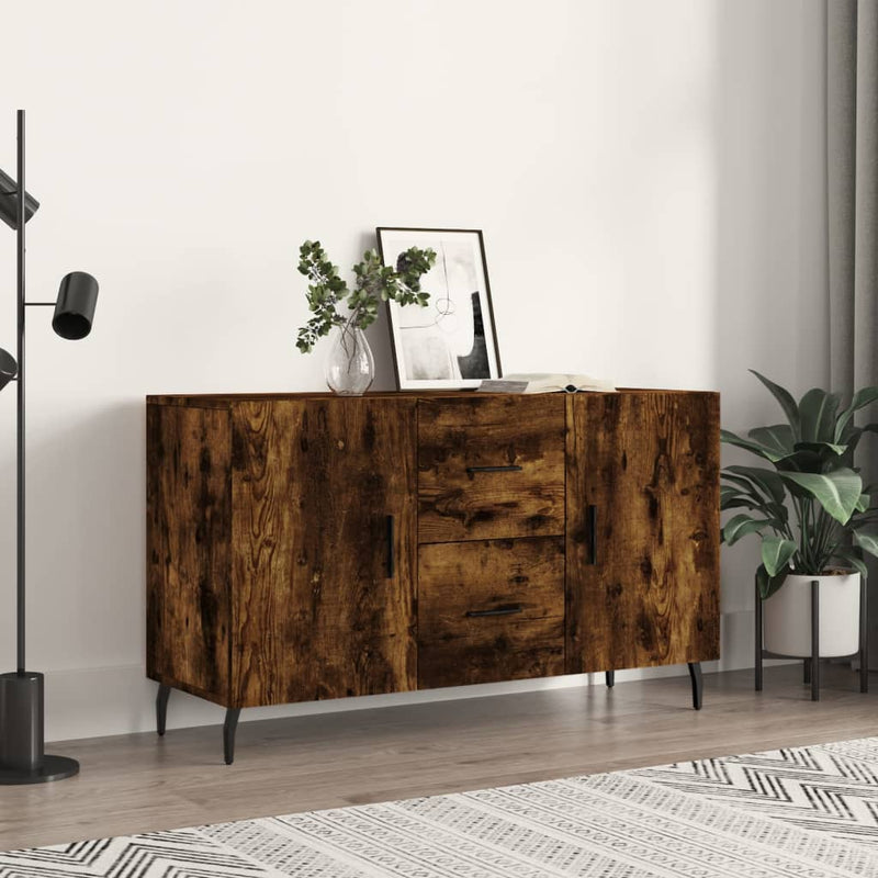 Dressoir Met Lade 100 X 36 X 60 Cm Bewerkt Hout