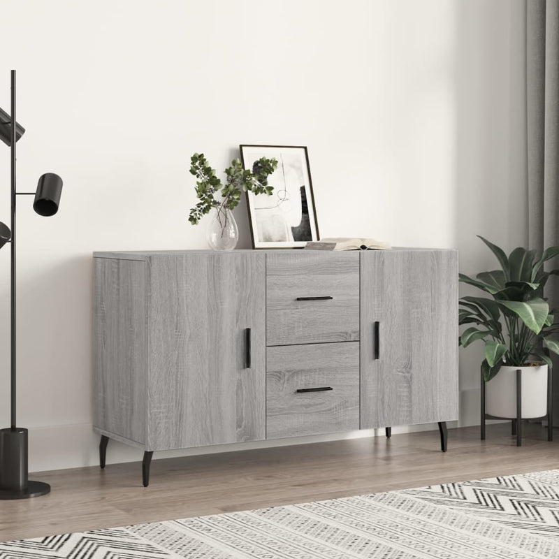 Dressoir Met Lade 100 X 36 X 60 Cm Bewerkt Hout