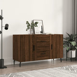 Dressoir Met Lade 100 X 36 X 60 Cm Bewerkt Hout