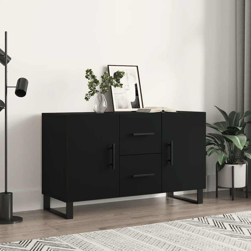 Dressoir Met Lade 100 X 36 X 60 Cm Bewerkt Hout