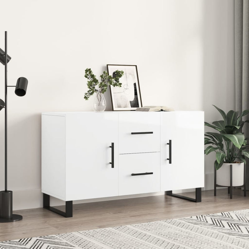Dressoir Met Lade 100 X 36 X 60 Cm Bewerkt Hout