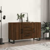 Dressoir Met Lade 100 X 36 X 60 Cm Bewerkt Hout