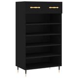 Schoenenkast 60X35X105 Cm Bewerkt Hout