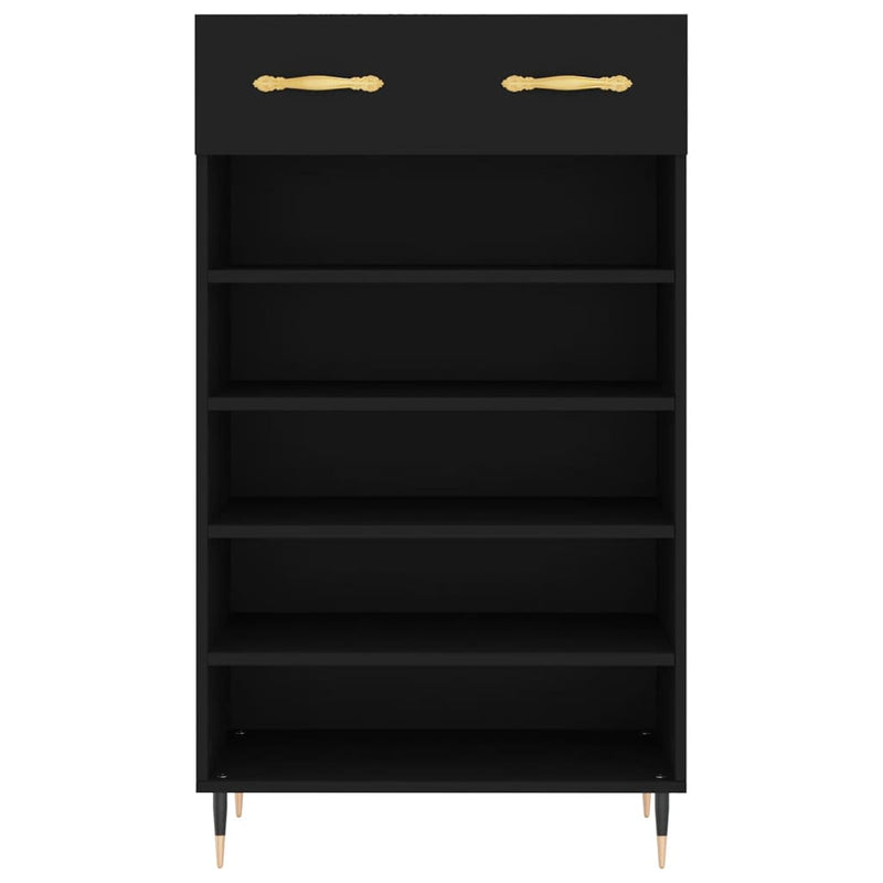 Schoenenkast 60X35X105 Cm Bewerkt Hout