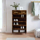 Schoenenkast 60X35X105 Cm Bewerkt Hout