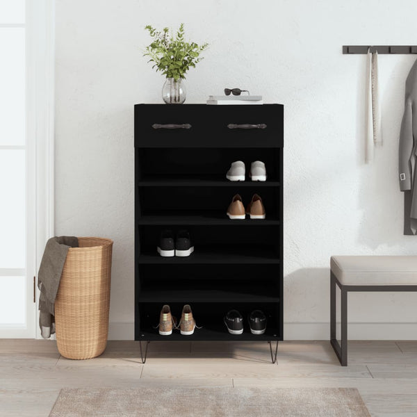 Schoenenkast 60X35X105 Cm Bewerkt Hout