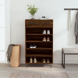 Schoenenkast 60X35X105 Cm Bewerkt Hout
