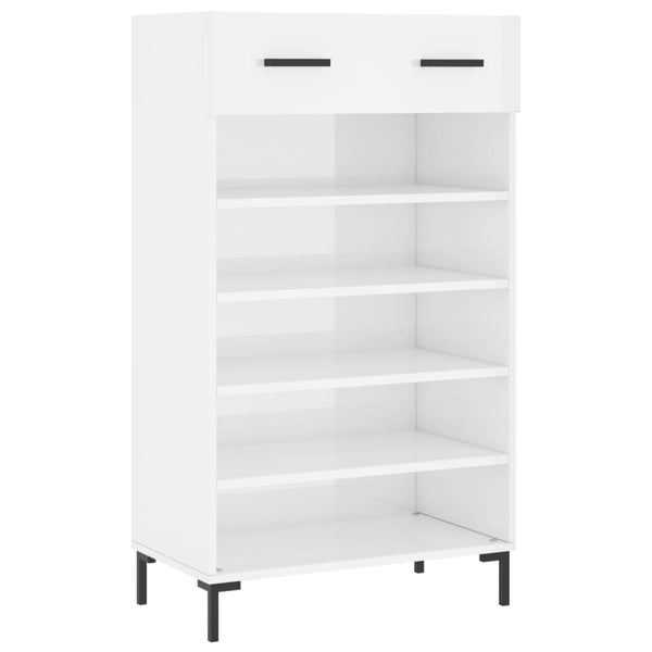 Schoenenkast 60X35X105 Cm Bewerkt Hout
