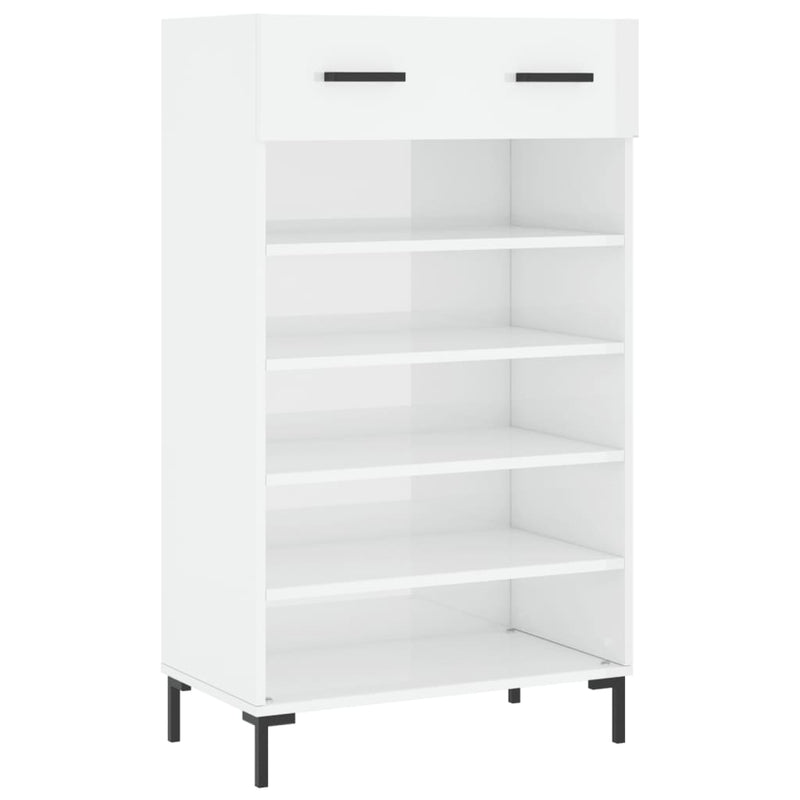 Schoenenkast 60X35X105 Cm Bewerkt Hout