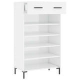 Schoenenkast 60X35X105 Cm Bewerkt Hout