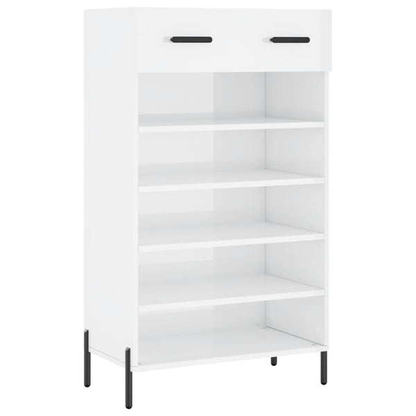 Schoenenkast 60X35X105 Cm Bewerkt Hout