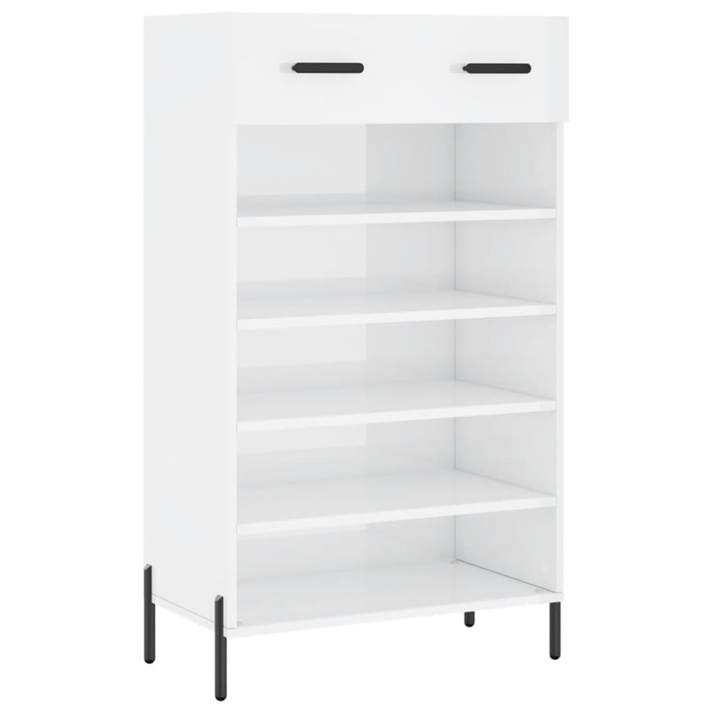 Schoenenkast 60X35X105 Cm Bewerkt Hout