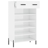 Schoenenkast 60X35X105 Cm Bewerkt Hout