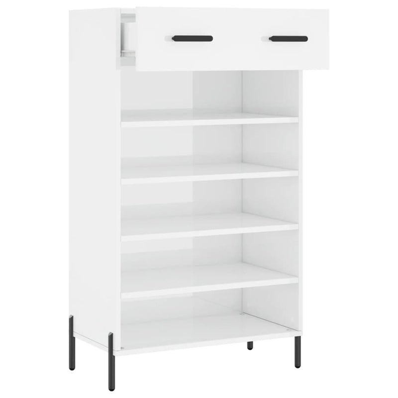 Schoenenkast 60X35X105 Cm Bewerkt Hout