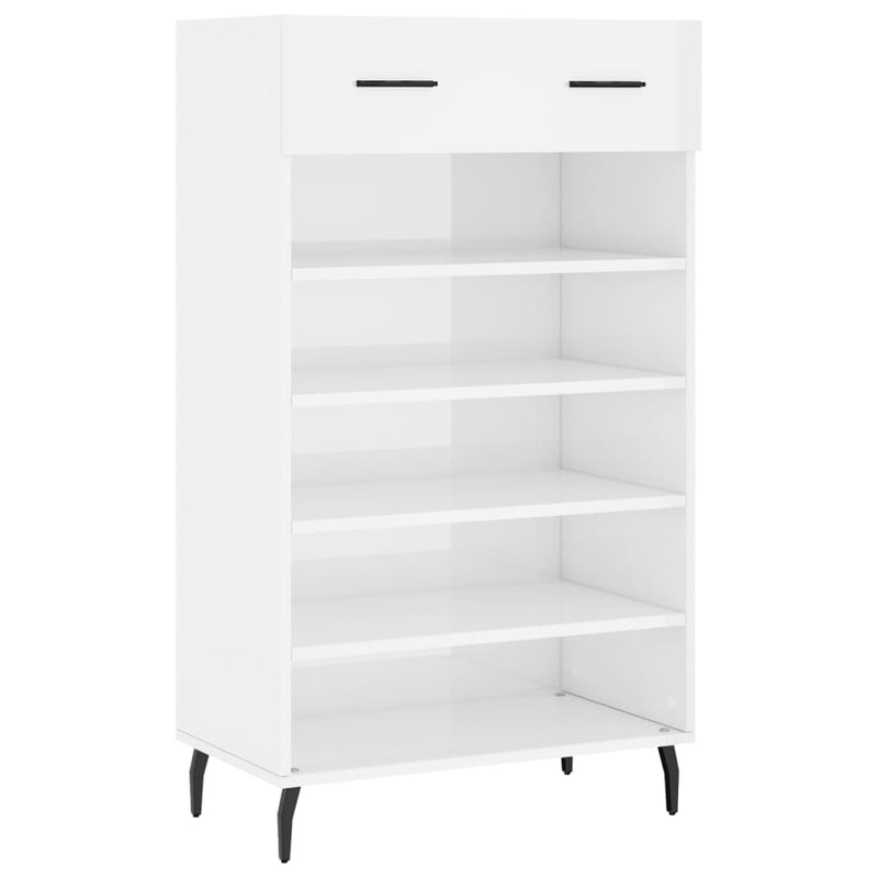 Schoenenkast 60X35X105 Cm Bewerkt Hout