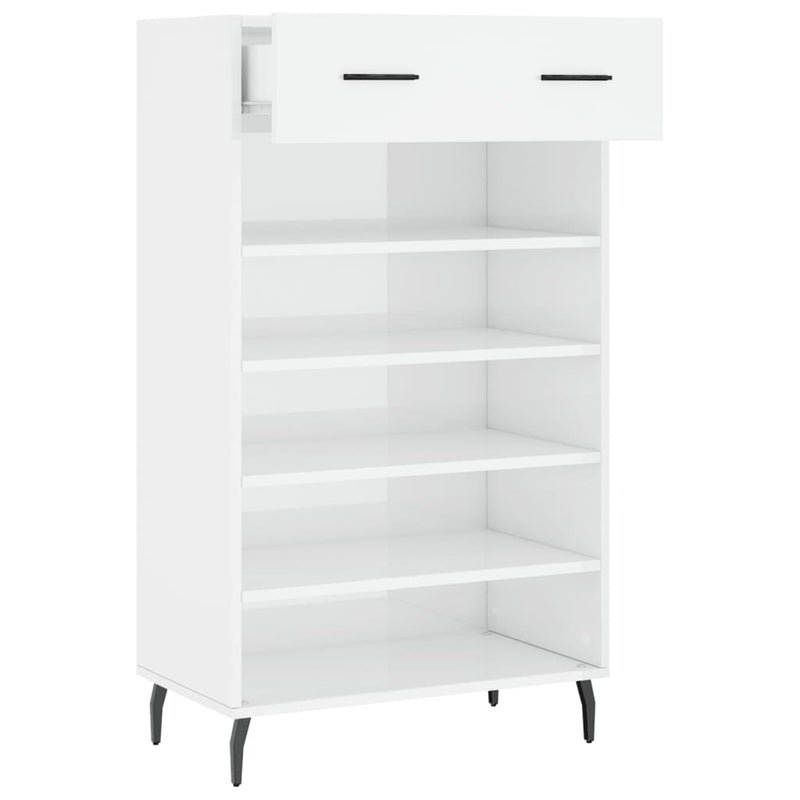 Schoenenkast 60X35X105 Cm Bewerkt Hout