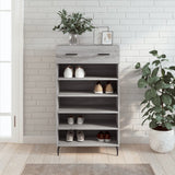 Schoenenkast 60X35X105 Cm Bewerkt Hout