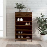 Schoenenkast 60X35X105 Cm Bewerkt Hout