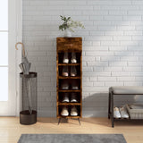 Schoenenkast 30X35X105 Cm Bewerkt Hout Eikenkleur