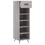 Schoenenkast 30X35X105 Cm Bewerkt Hout Eikenkleur