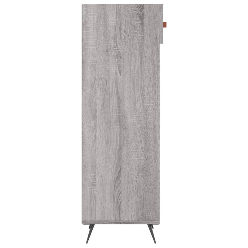 Schoenenkast 30X35X105 Cm Bewerkt Hout Eikenkleur