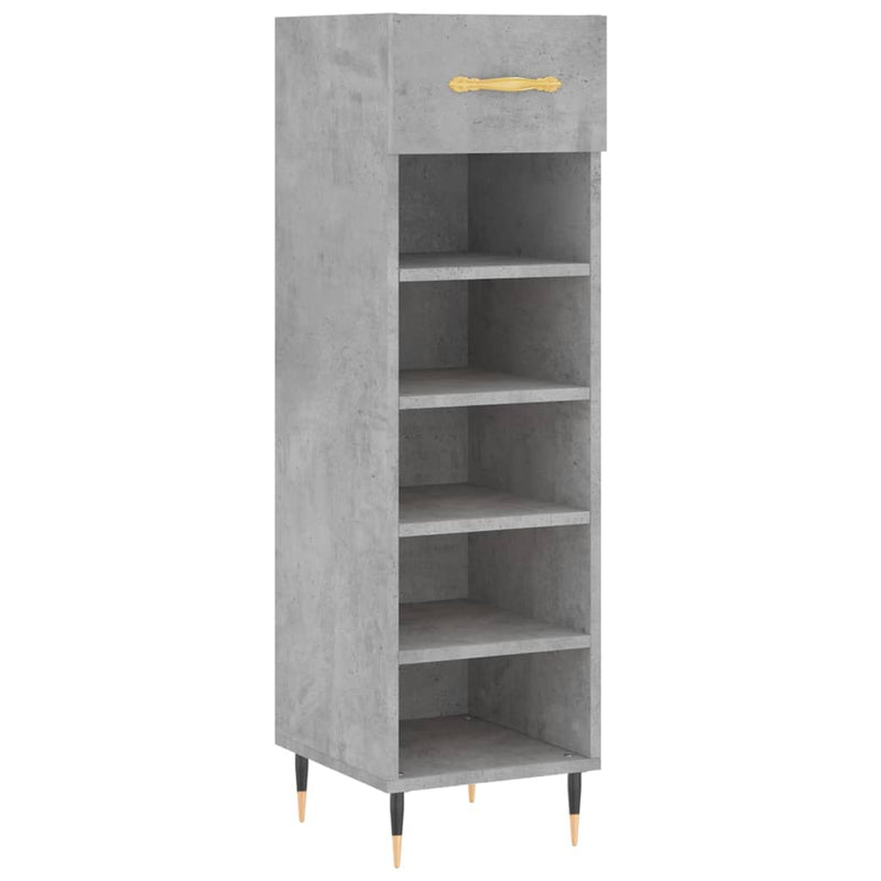 Schoenenkast 30X35X105 Cm Bewerkt Hout