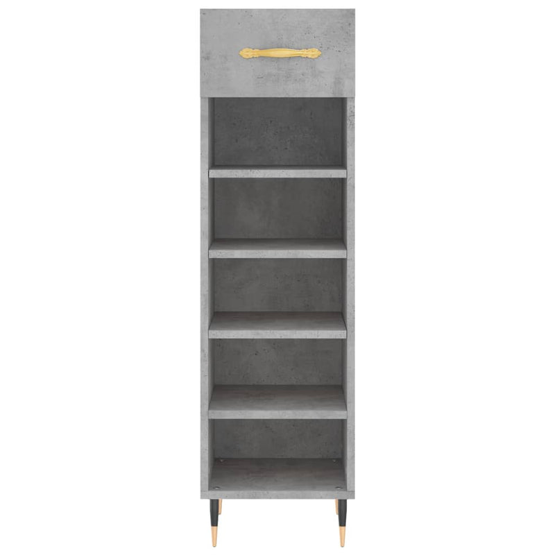 Schoenenkast 30X35X105 Cm Bewerkt Hout