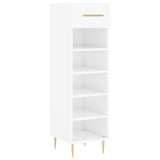 Schoenenkast 30X35X105 Cm Bewerkt Hout