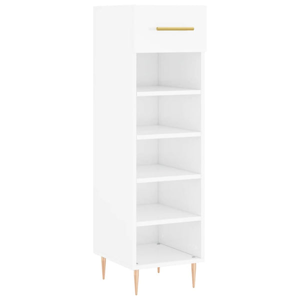 Schoenenkast 30X35X105 Cm Bewerkt Hout