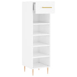 Schoenenkast 30X35X105 Cm Bewerkt Hout