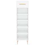 Schoenenkast 30X35X105 Cm Bewerkt Hout
