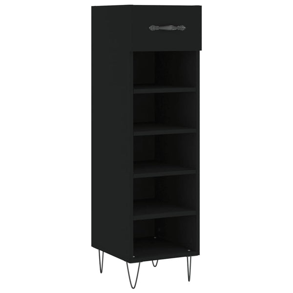 Schoenenkast 30X35X105 Cm Bewerkt Hout