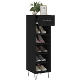 Schoenenkast 30X35X105 Cm Bewerkt Hout