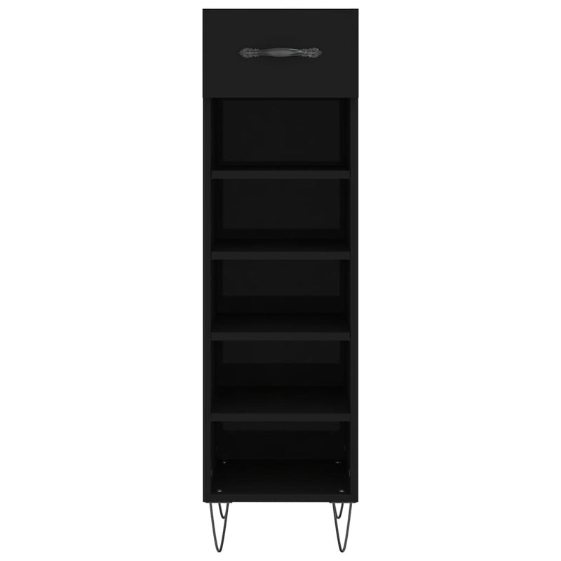 Schoenenkast 30X35X105 Cm Bewerkt Hout