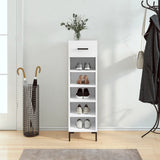 Schoenenkast 30X35X105 Cm Bewerkt Hout