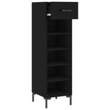 Schoenenkast 30X35X105 Cm Bewerkt Hout