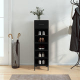 Schoenenkast 30X35X105 Cm Bewerkt Hout