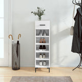Schoenenkast 30X35X105 Cm Bewerkt Hout